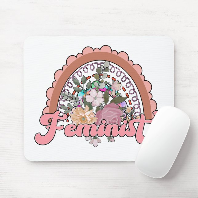 Feminist Mouse Pad (With Mouse)