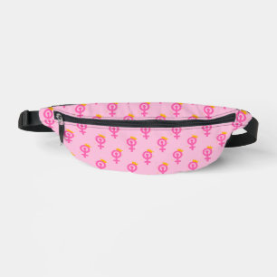 Feminist Pink Bum Bags