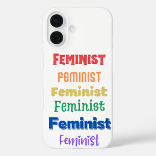 feminist pride iPhone 16 case