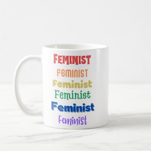 feminist pride - long sleeve coffee mug