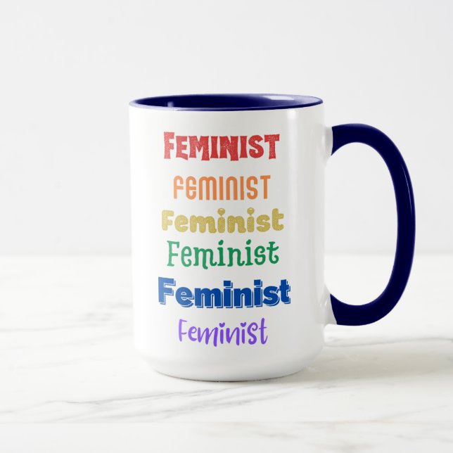 feminist pride  mug (Right)