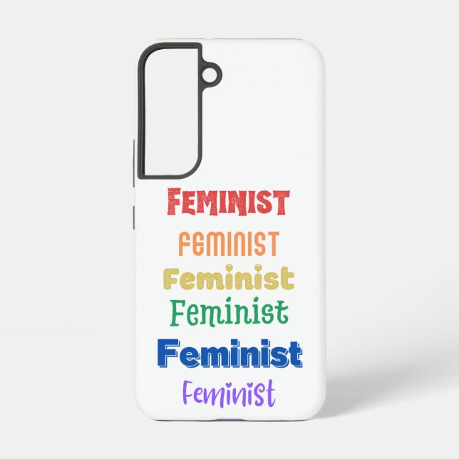 feminist pride  samsung galaxy s22 case (Back)