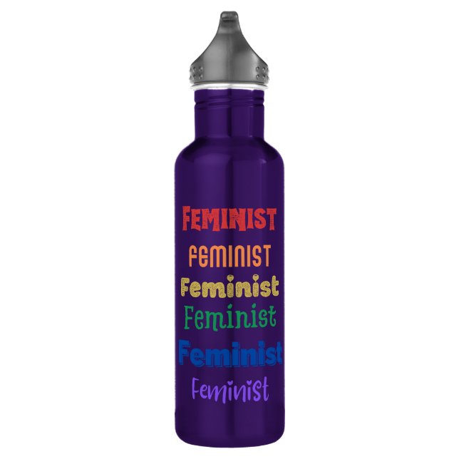 feminist pride water bottle (Right)