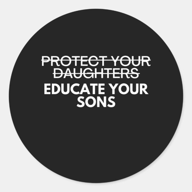 Feminist Pro Choice Abortion Rights Classic Round Sticker (Front)