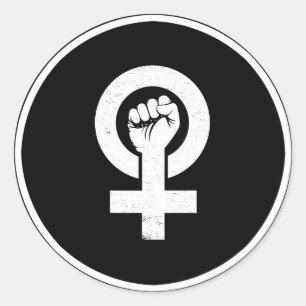 Feminist Resistance Classic Round Sticker