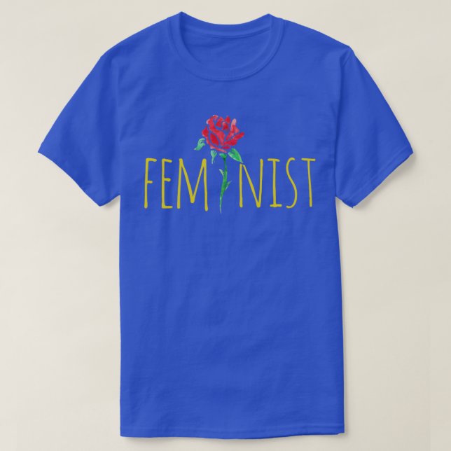 Feminist Rose1 T-Shirt (Design Front)