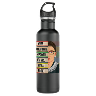 Feminist Ruth Bader Ginsburg RBG Quote Girl With B 710 Ml Water Bottle
