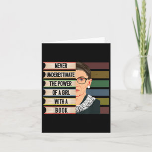 Feminist Ruth Bader Ginsburg Rbg Quote Girl With B Card