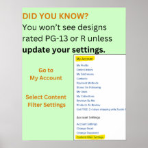 feminist - settings on Zazzle - poster