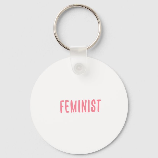 FEMINIST shirts, accessories, gifts Key Ring (Front)