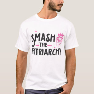 Feminist Smash The Patriarchy Symbol T-Shirt