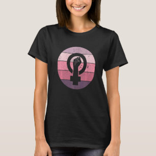 Feminist Symbol Female Equality Woman Up Feminism  T-Shirt