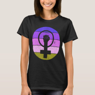 Feminist Symbol Female Equality Woman Up Feminism  T-Shirt