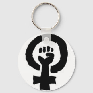 Feminist Symbol Key Ring