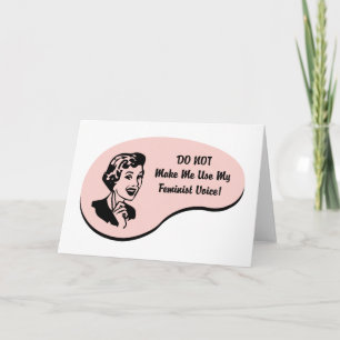Feminist Voice Card