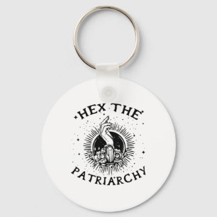 Feminist Wicca Witch Hex The Patriarchy Witch-craf Key Ring