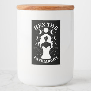 Feminist Witch - Hex The Patriarchy II Food Label