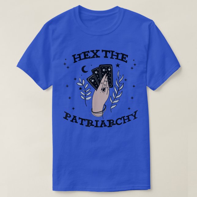 Feminist Witch, Hex The Patriarchy T-shirt 2212 (Design Front)
