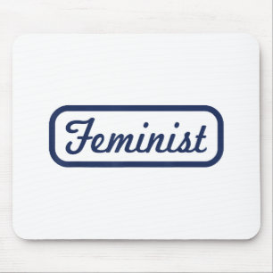 Feminist Woman Power Vintage T Shirt Tee Gift Mouse Pad