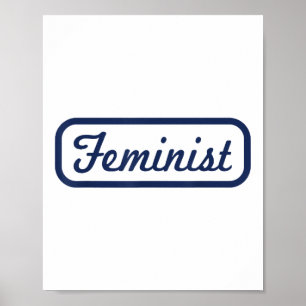 Feminist Woman Power Vintage T Shirt Tee Gift Poster