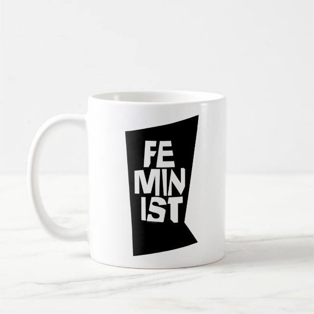Feminist women female girl me too equal woman coffee mug (Left)