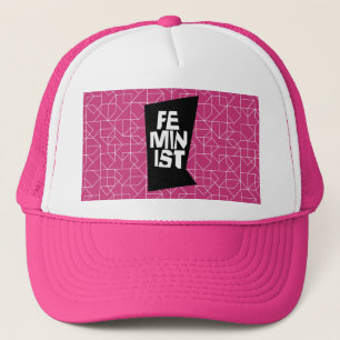 Feminist women female girl me too equal woman trucker hat
