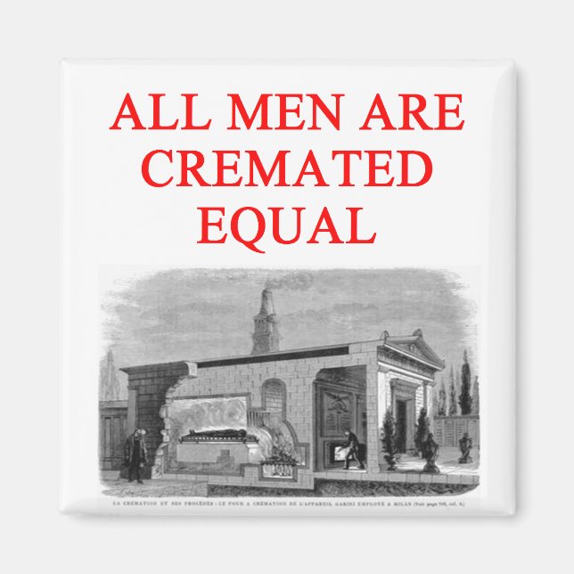 feminist women joke magnet (Front)