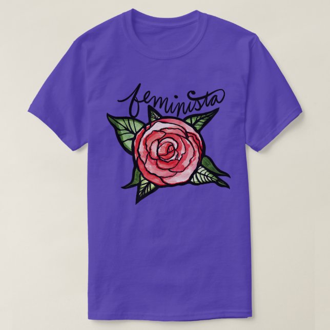Feminista Red Rose Feminist Art Feminism1924  T-Shirt (Design Front)