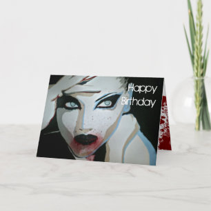 'Femme Fatale' Birthday Card