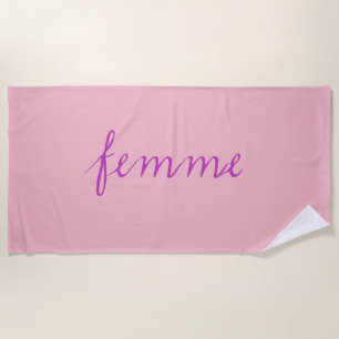 Femme Honeymoon Beach Towel