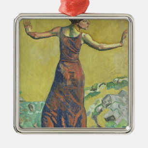 Femme Joyeuse Metal Tree Decoration