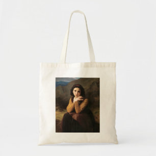 Femme Mignonne of Young Woman by Bouguereau Tote Bag