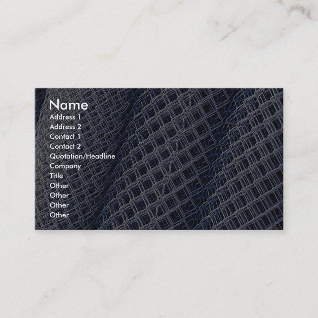 Fence Business Card (Front)