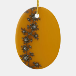 Fence Christmas Fractal Ceramic Tree Decoration