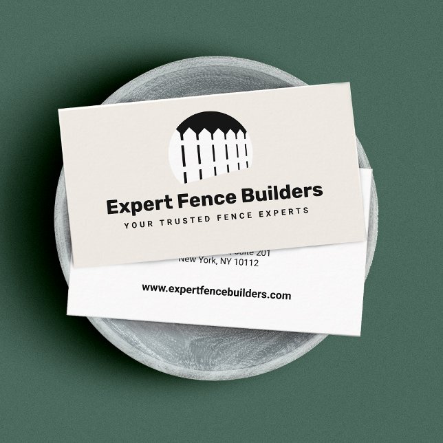 Fence Installer and Repair Business Card (Creator Uploaded)