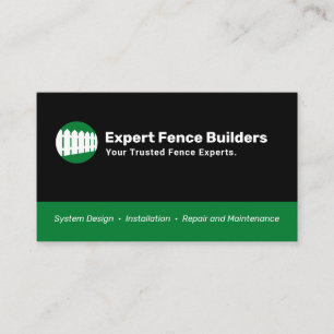 Fence Installer and Repair Business Card