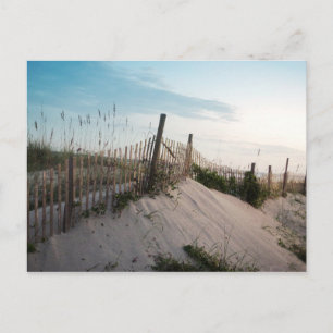 Fence on Myrtle Beach Postcard