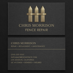 Fence Repair Business Card