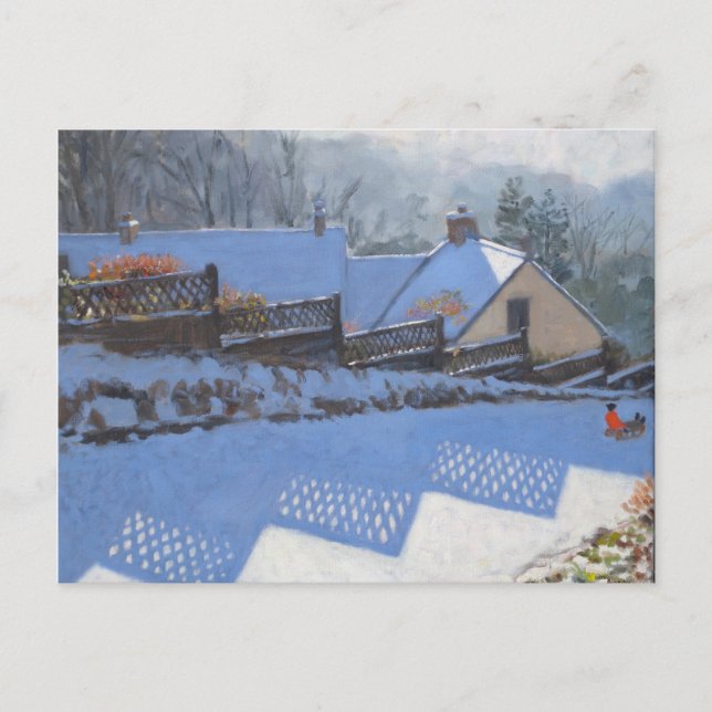 Fence Shadows 2009 Postcard (Front)