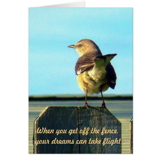 Fence Sitter Card