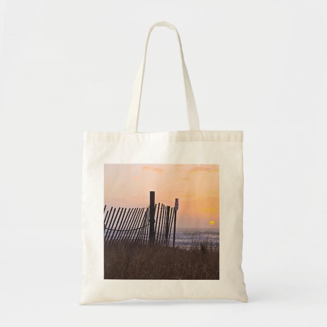 fence sunset Tote Bag (Front)