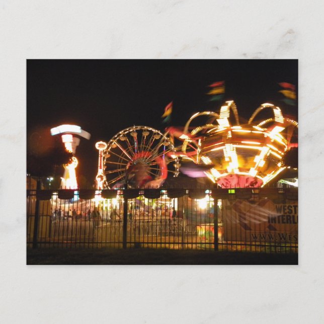 Fenced Fun Postcard (Front)