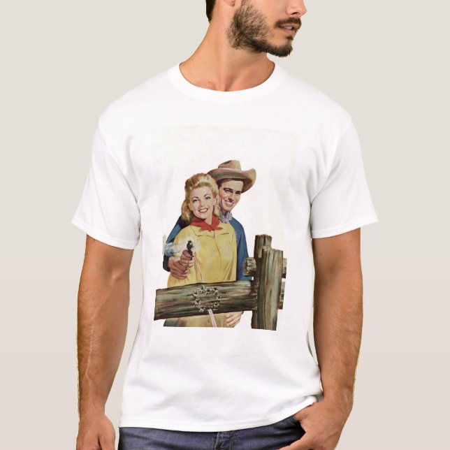 Fenced In Cowboy T-Shirt (Front)