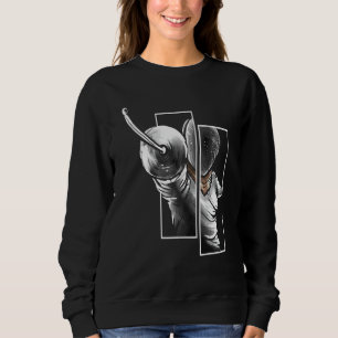 Fencer From The Front - Fencing Sweatshirt