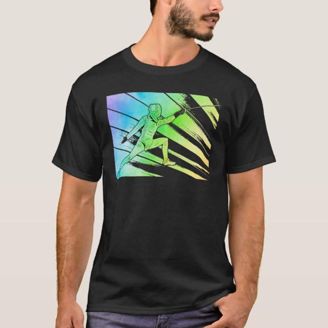 Fencing 1 T-Shirt (Front)