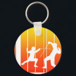 Fencing 2 key ring<br><div class="desc">A stylish keychain featuring a vintage classic car design. A perfect accessory for car lovers and collectors. Great for everyday use or as a small and thoughtful gift for classic car enthusiasts.</div>
