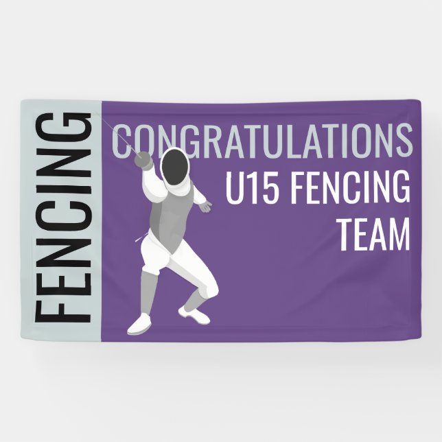 Fencing Banner (Horizontal)