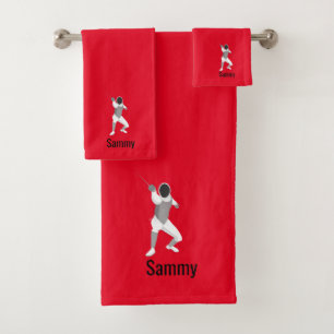 Fencing Bath Towel Set