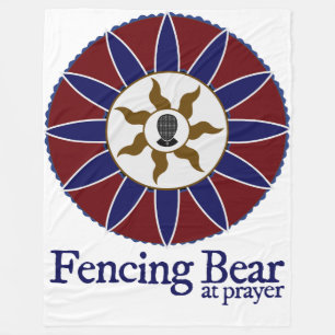 Fencing Bear at Prayer Blanket