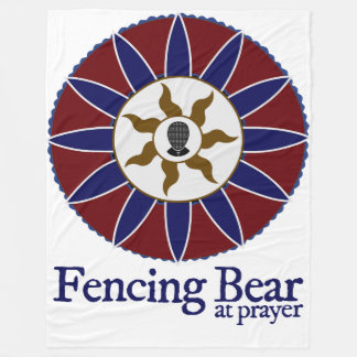 Fencing Bear at Prayer Blanket
